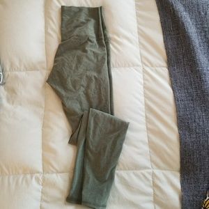 Lululemon Full length leggings, Heather green